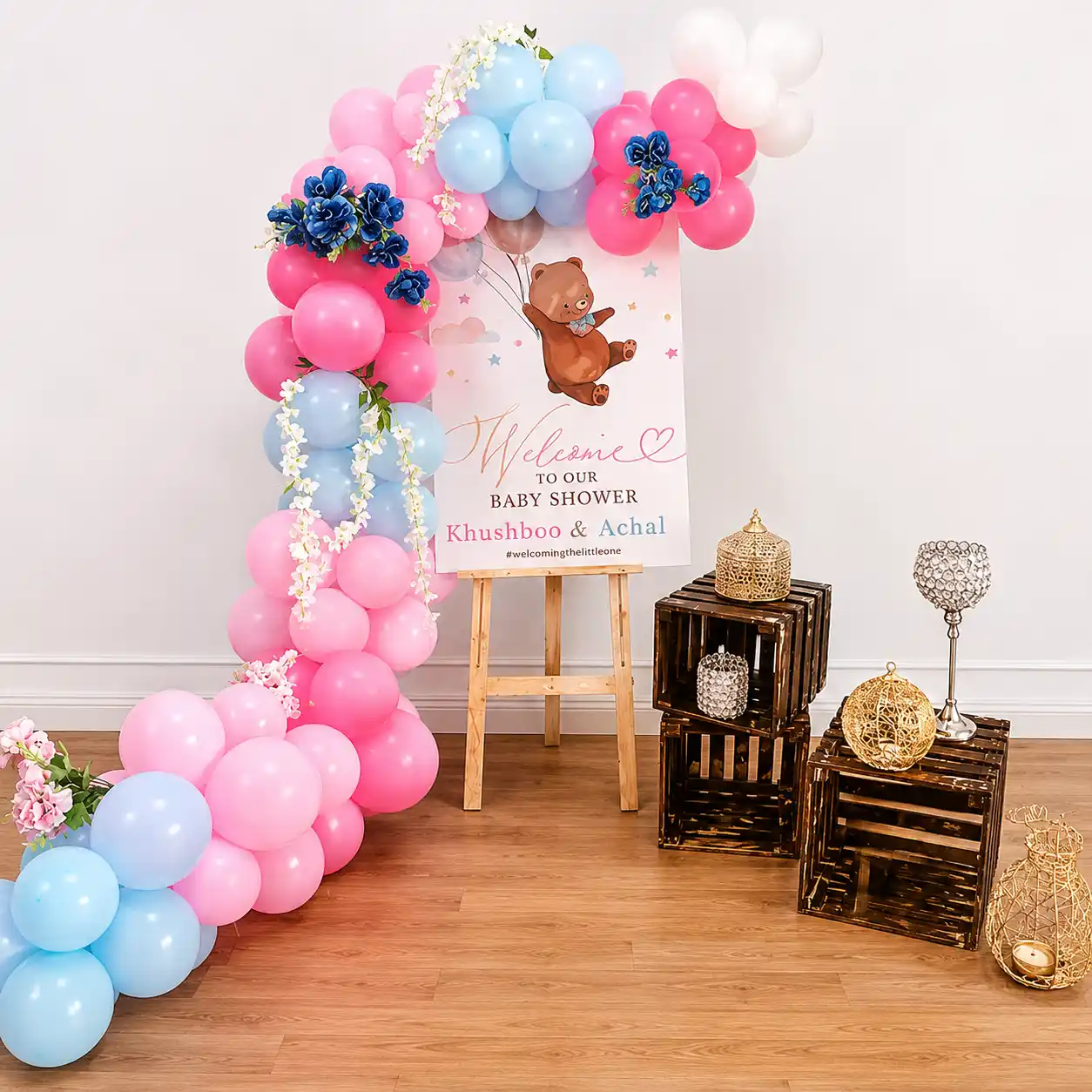 Oh Baby Green Backdrop Setup — photo 3