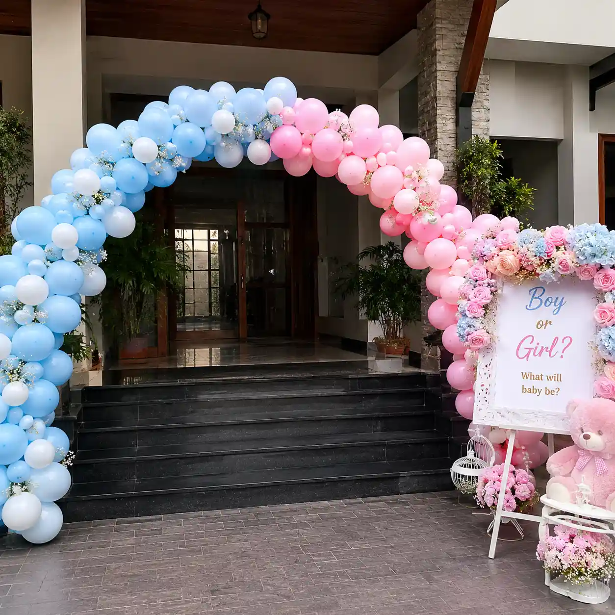 Customized Baby Shower Stage Decoration — photo 3