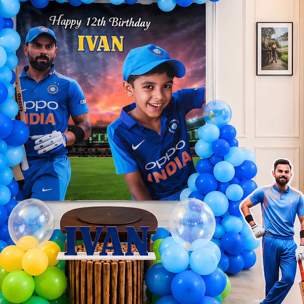 Cricket Theme Birthday Decor — photo 2
