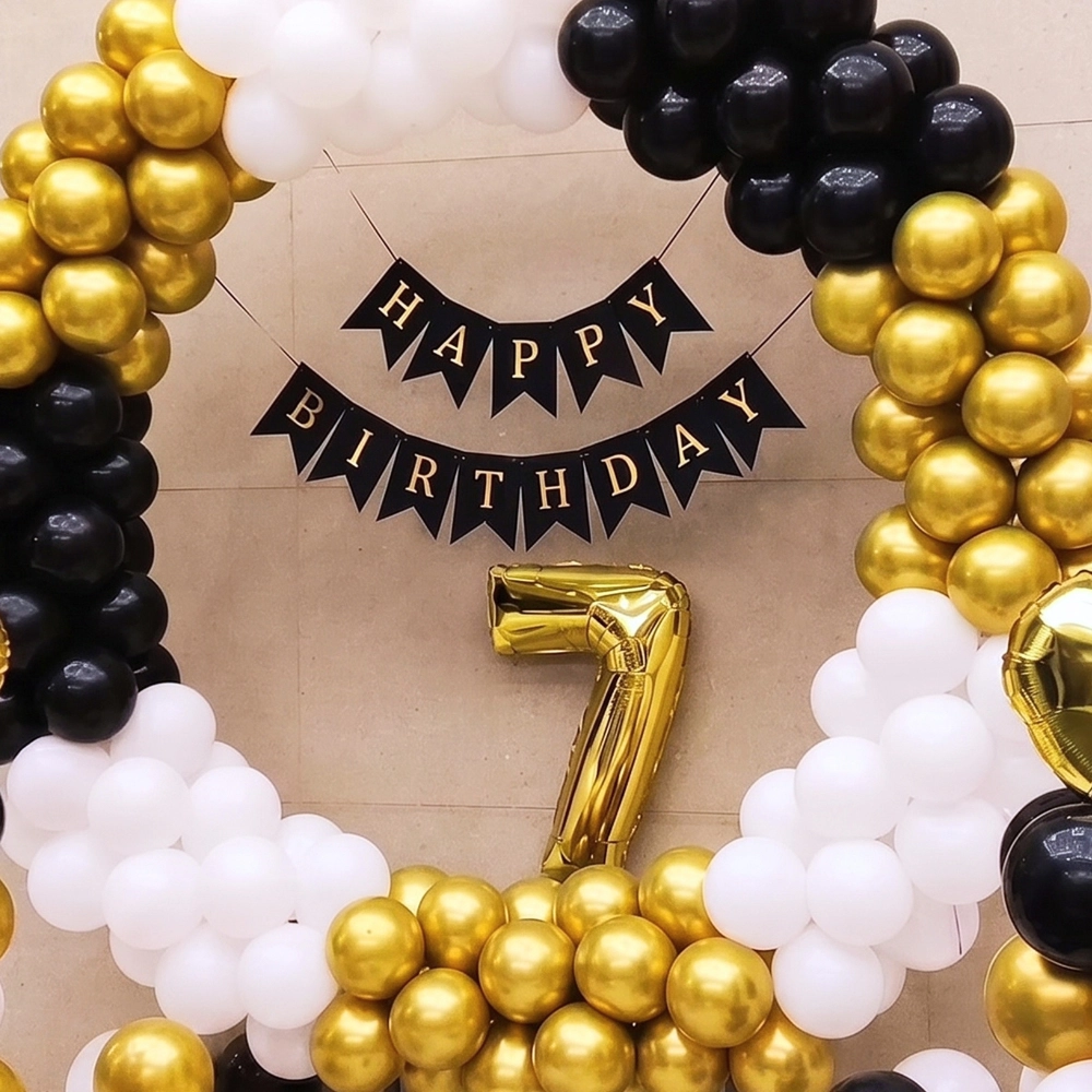 Simple Happy Birthday Ring Decoration — photo 2