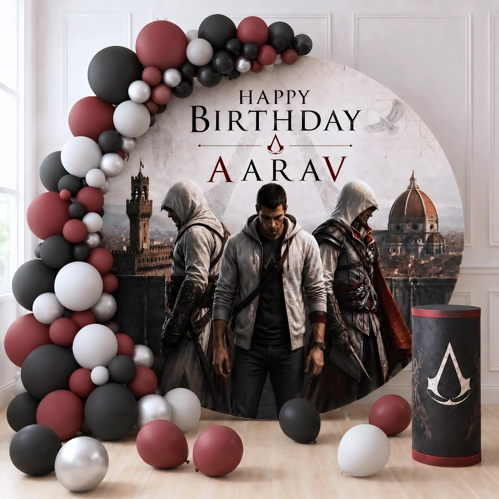 Assassin's Creed Birthday Theme Decoration