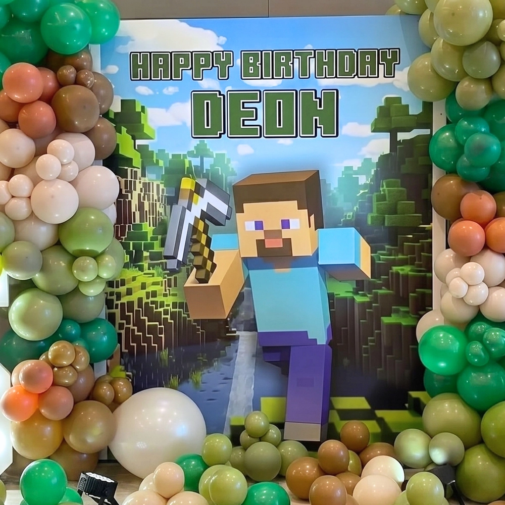 Minecraft Adventures Birthday Decoration — photo 3