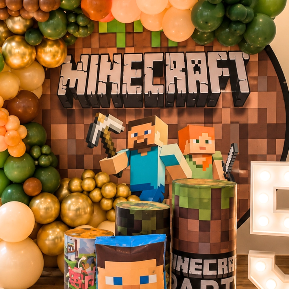 Minecraft Theme Birthday Decoration — photo 2
