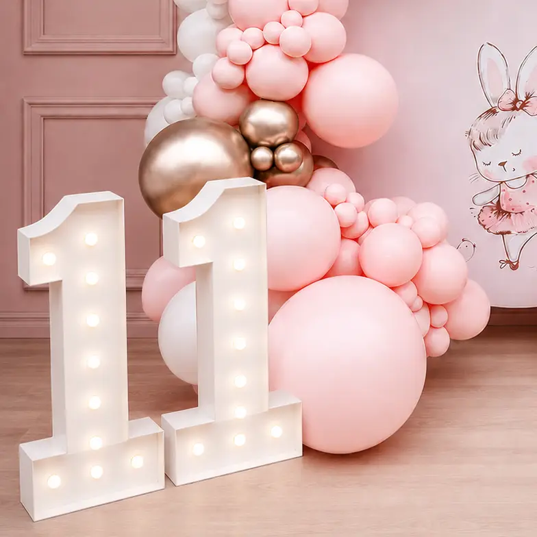 Luxury Pink Balloon Decoration for Birthday Celebration — photo 2