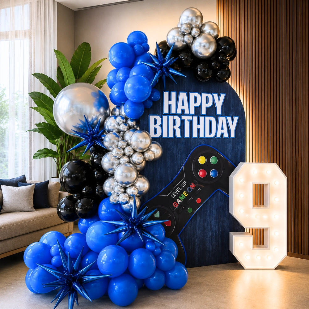 Game Theme Birthday Decoration