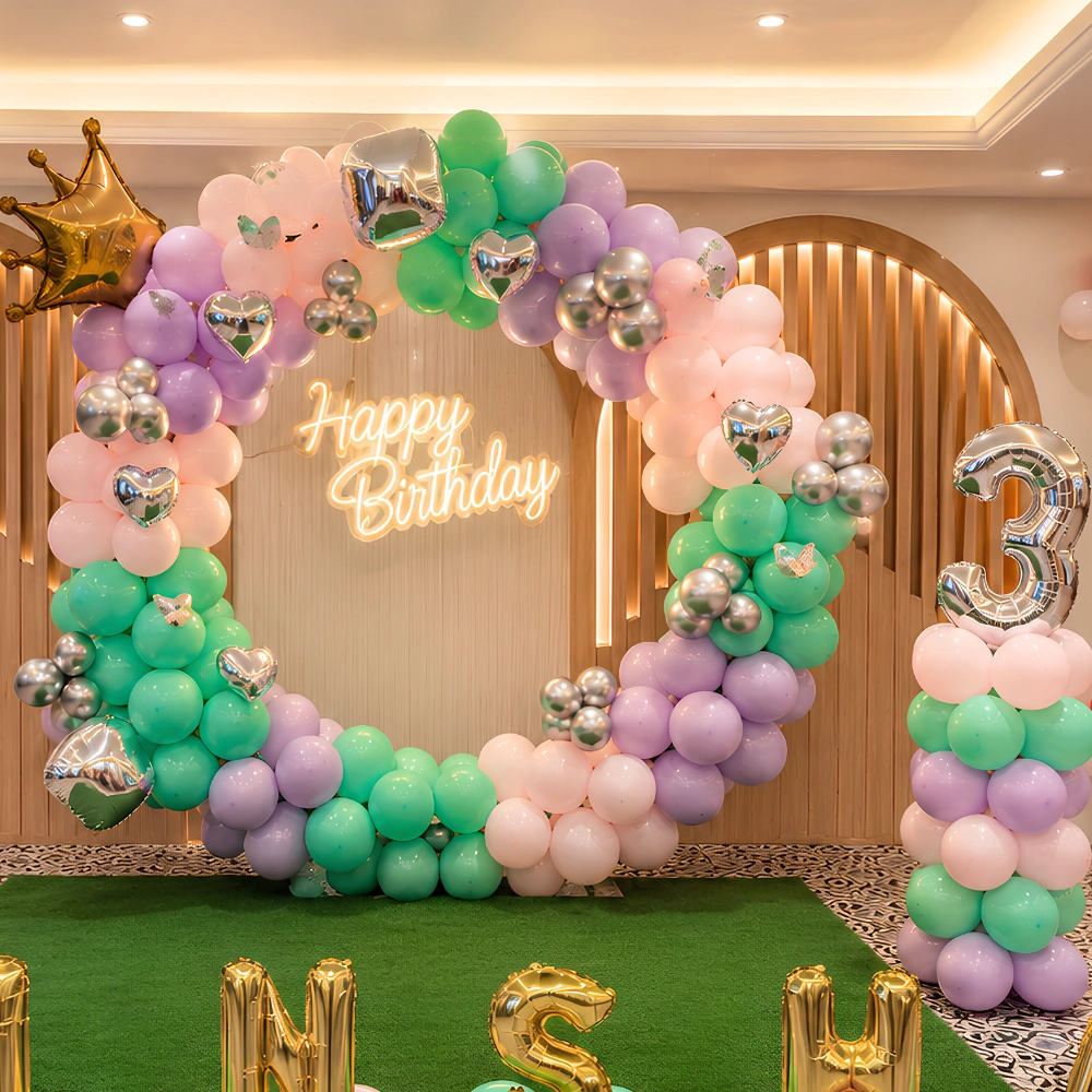 Purple Balloon Stage Decoration — photo 2