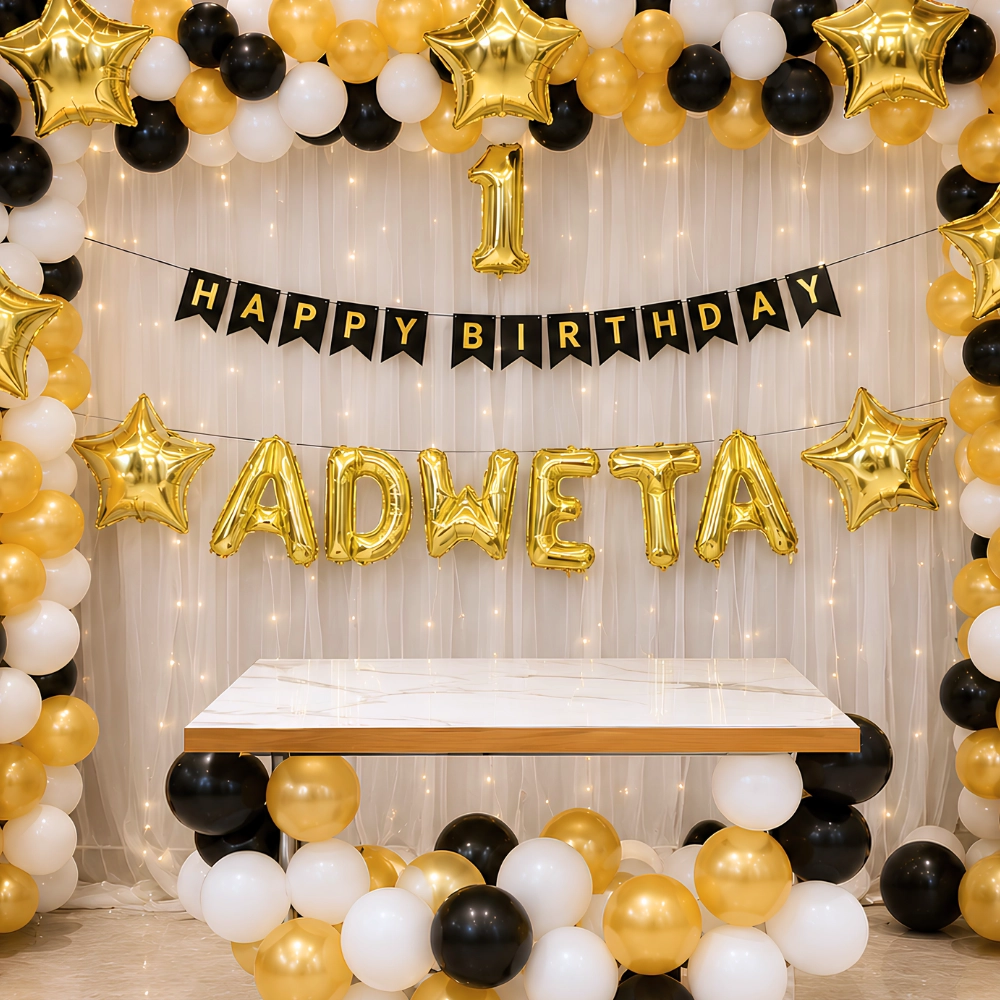 Golden Backdrop Decoration — photo 2