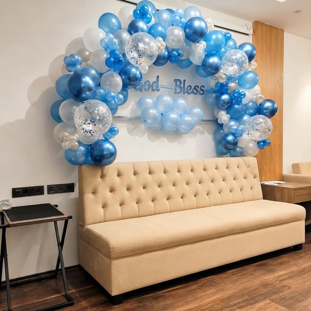 God Bless Balloon Arch — photo 2