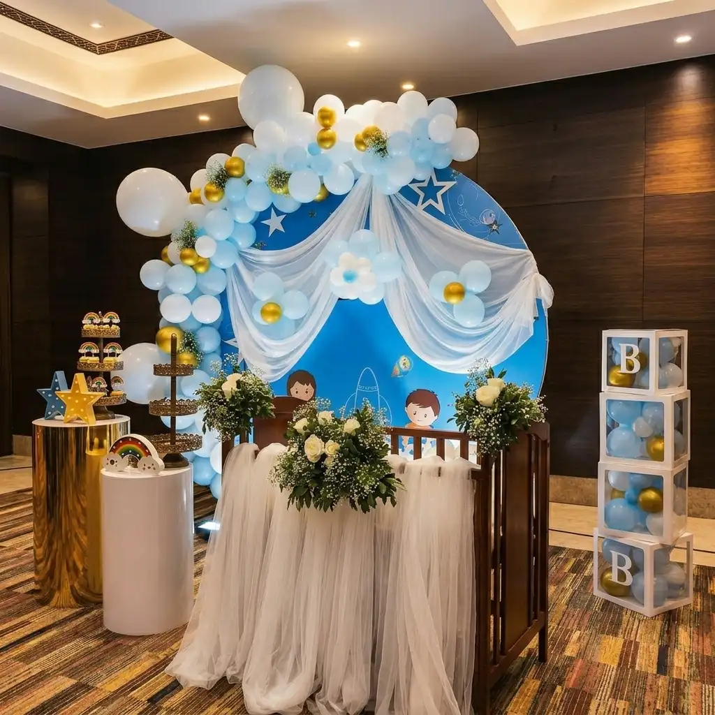 Baby Naming Ceremony Decoration — photo 2