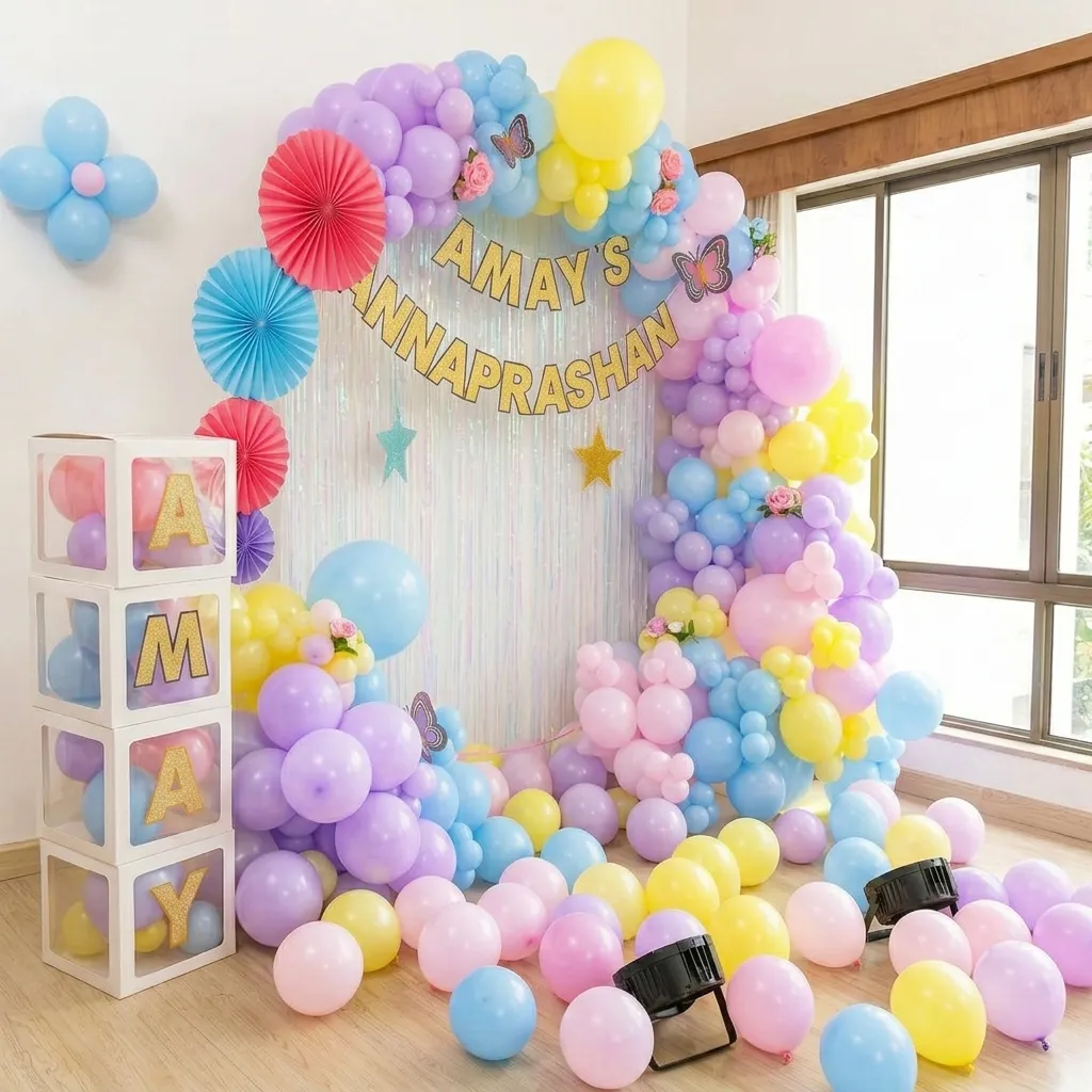 Pastel Rice Ceremony Decoration — photo 2
