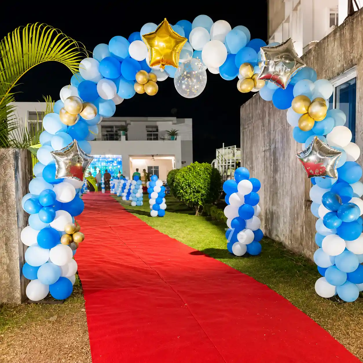 Baby Cadle Ceremony Backdrop — photo 2