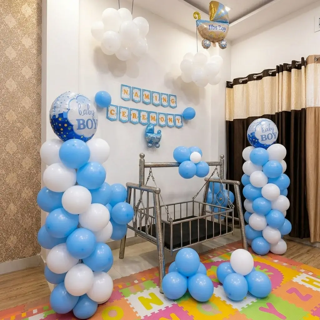 Naming Ceremony Balloon Setup — photo 2