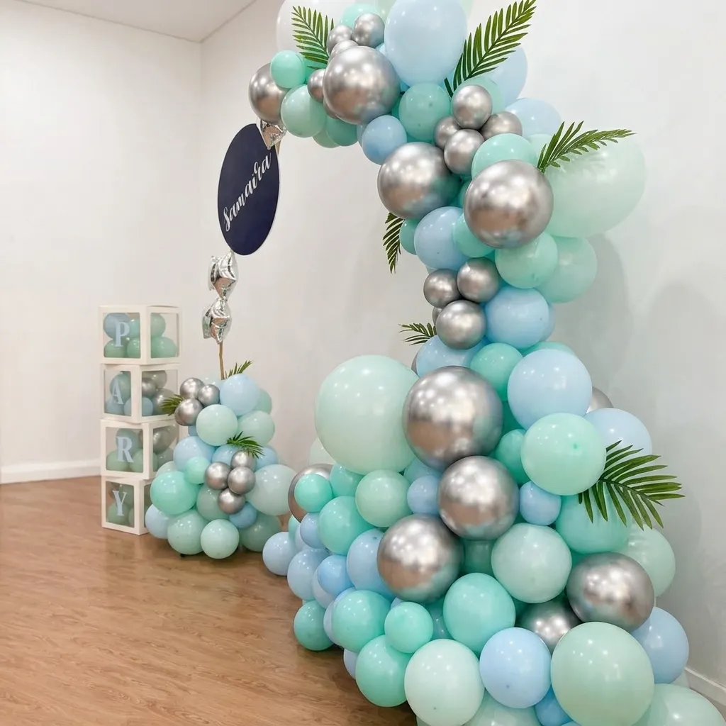 Naming Round Backdrop Decoration for Ceremony with ring backdrop with stand (7*7 feet) — photo 2