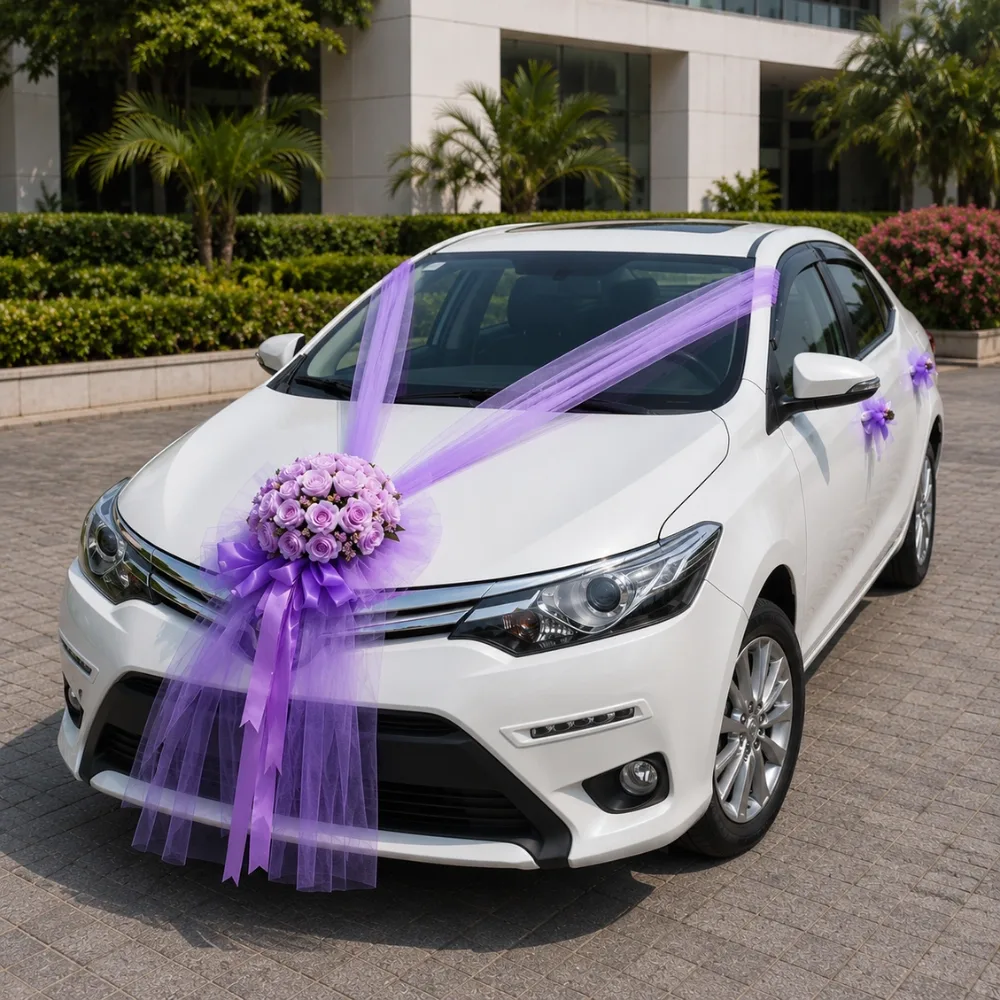 Hindu Wedding Car Decoration — photo 3
