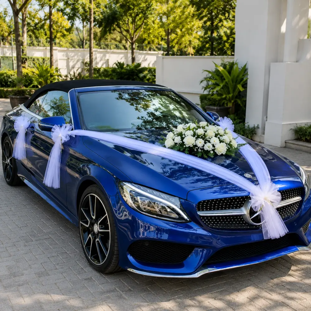 Marriage Wedding Car Decor — photo 2