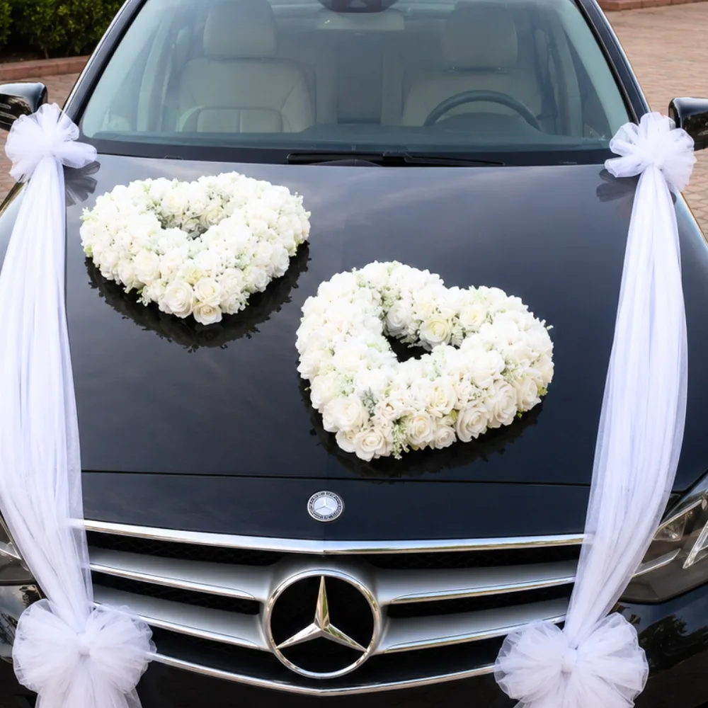 Car Dashboard Decoration For Wedding — photo 2