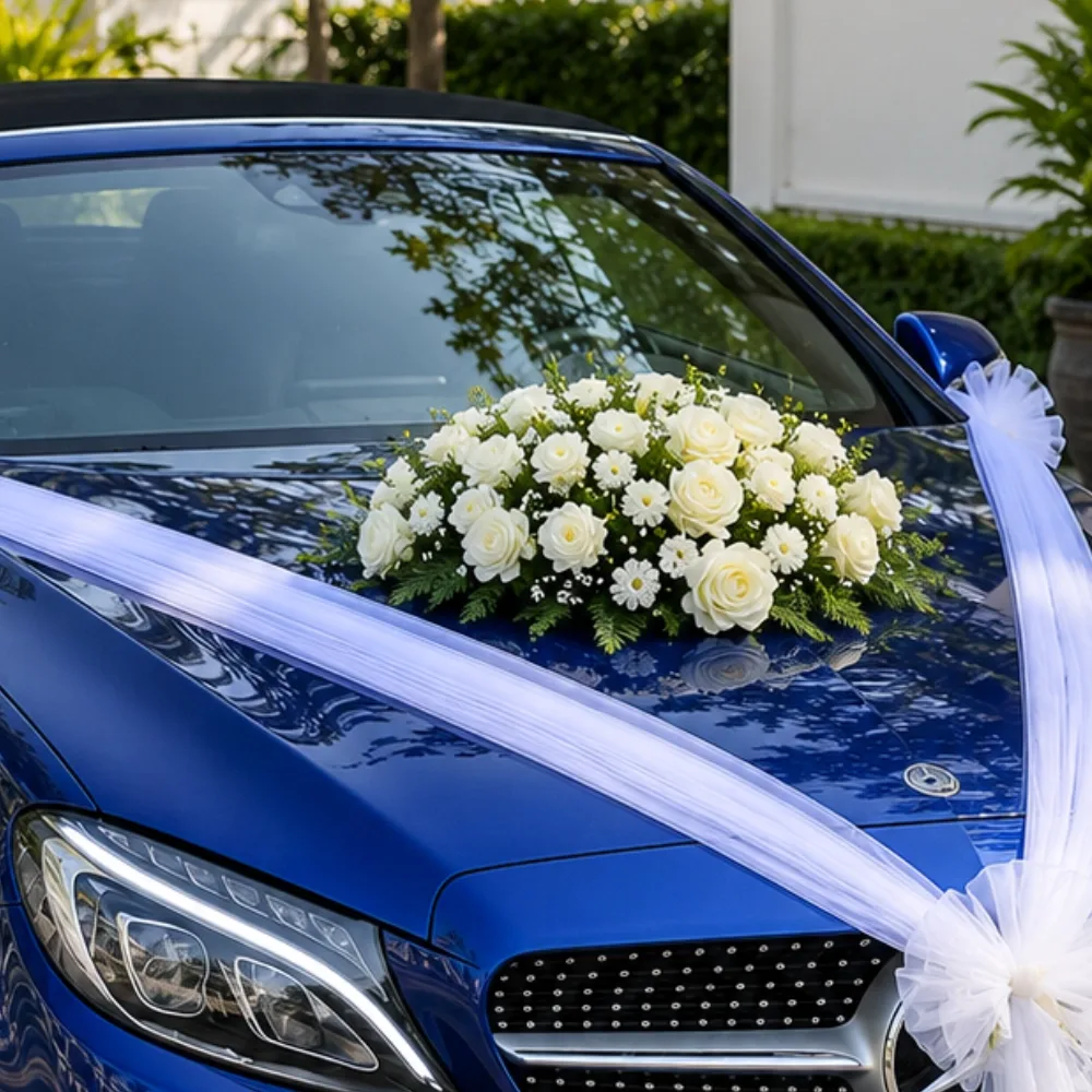 Marriage Wedding Car Decor — photo 3