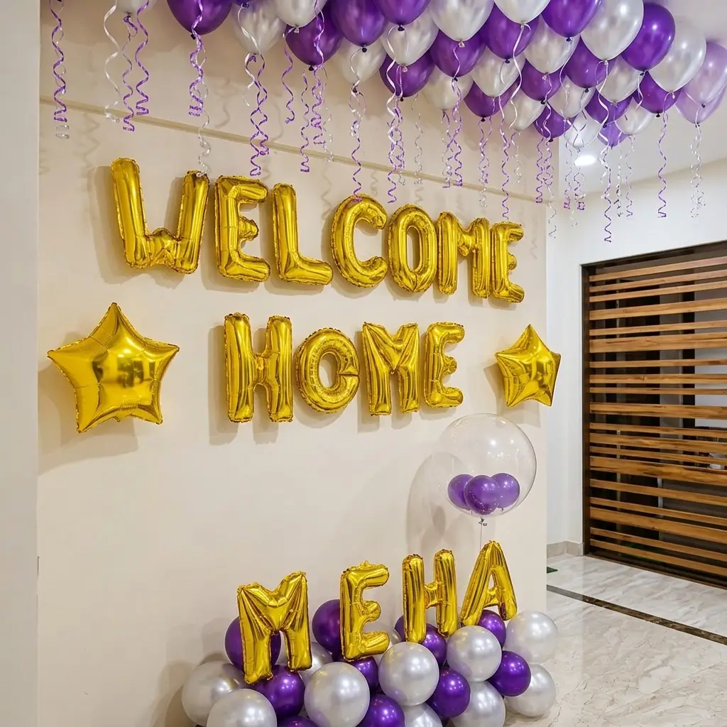 Welcome Home Balloon Decoration — photo 2