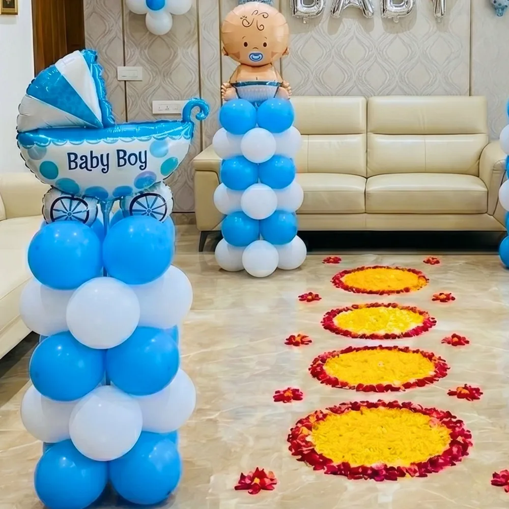 Welcome Baby Boy Floral Decoration — photo 3