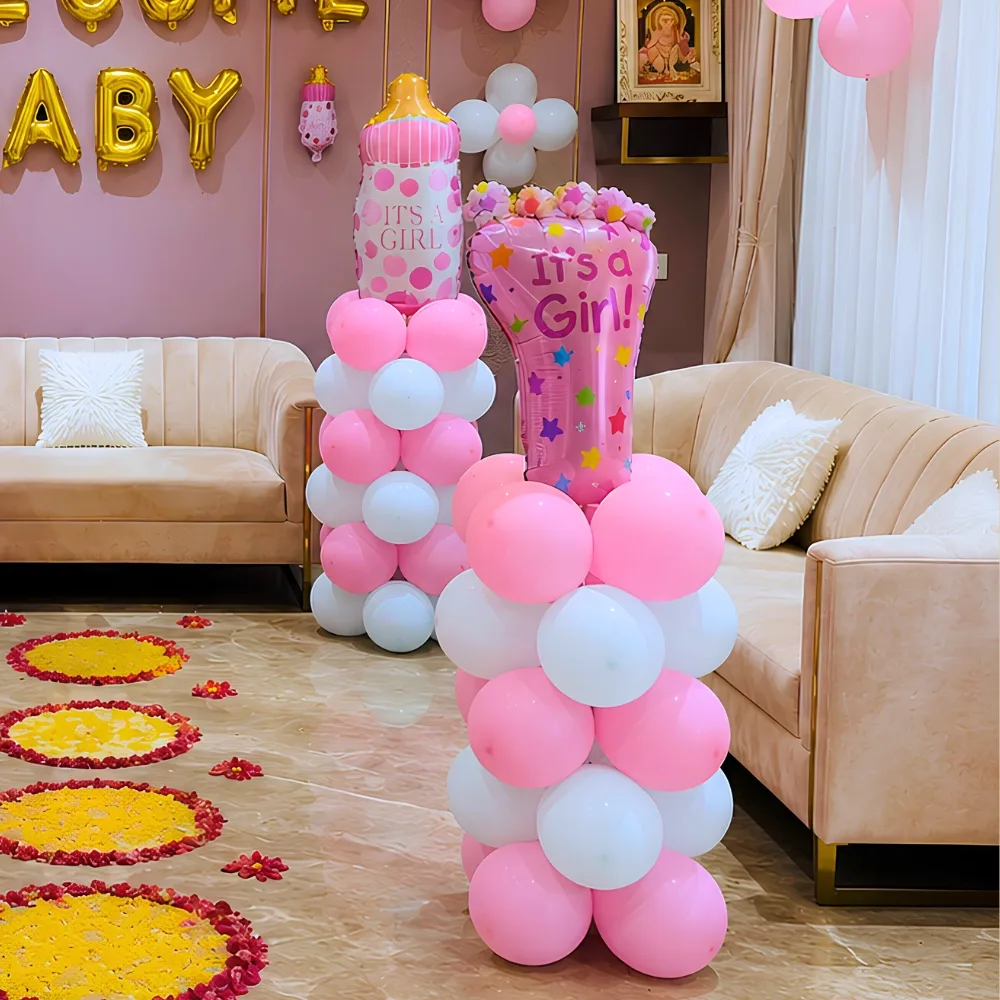 Welcome Baby Girl  Flower Decoration — photo 3