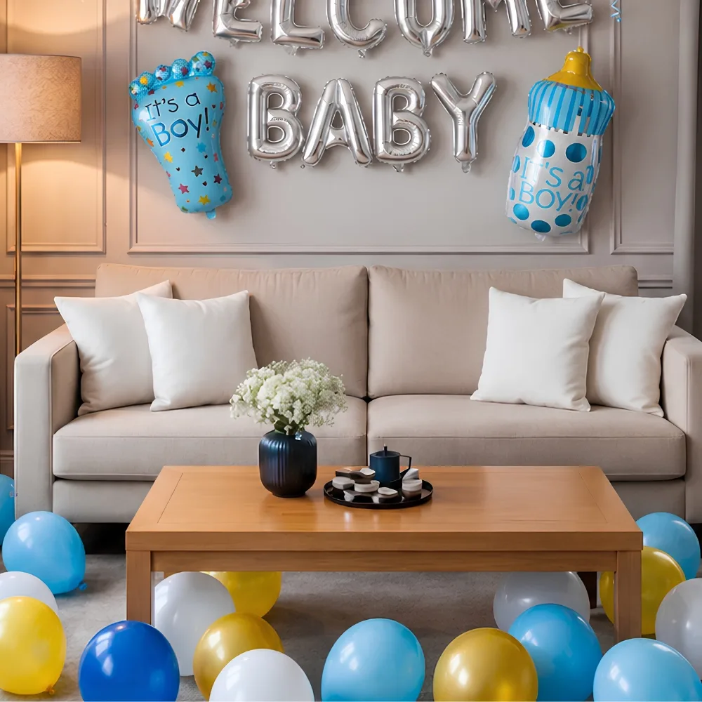 Welcome Baby Boy Room Decoration — photo 3