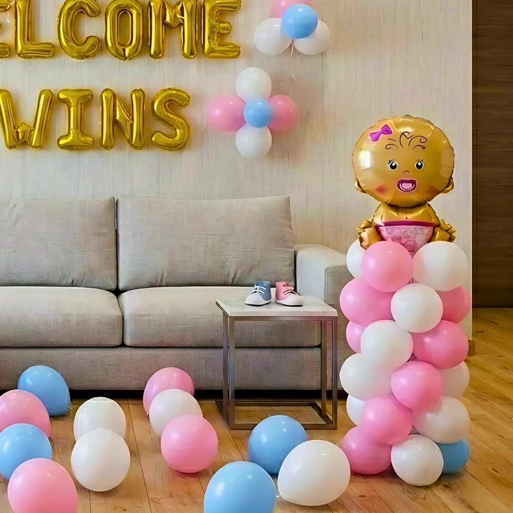 Welcome Twin Balloon Decoration — photo 3