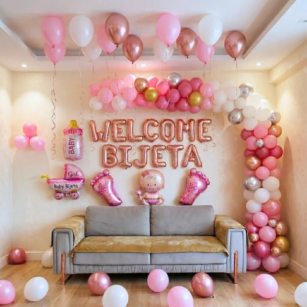 Welcome Little Girl Balloon Decoration