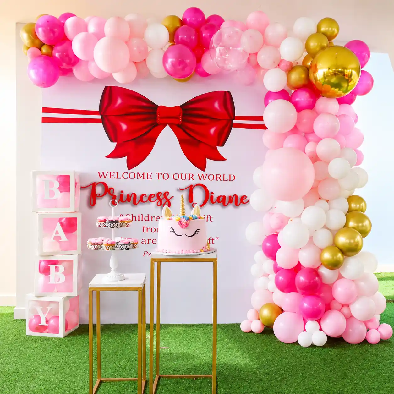 Customize Baby Welcome Decor
