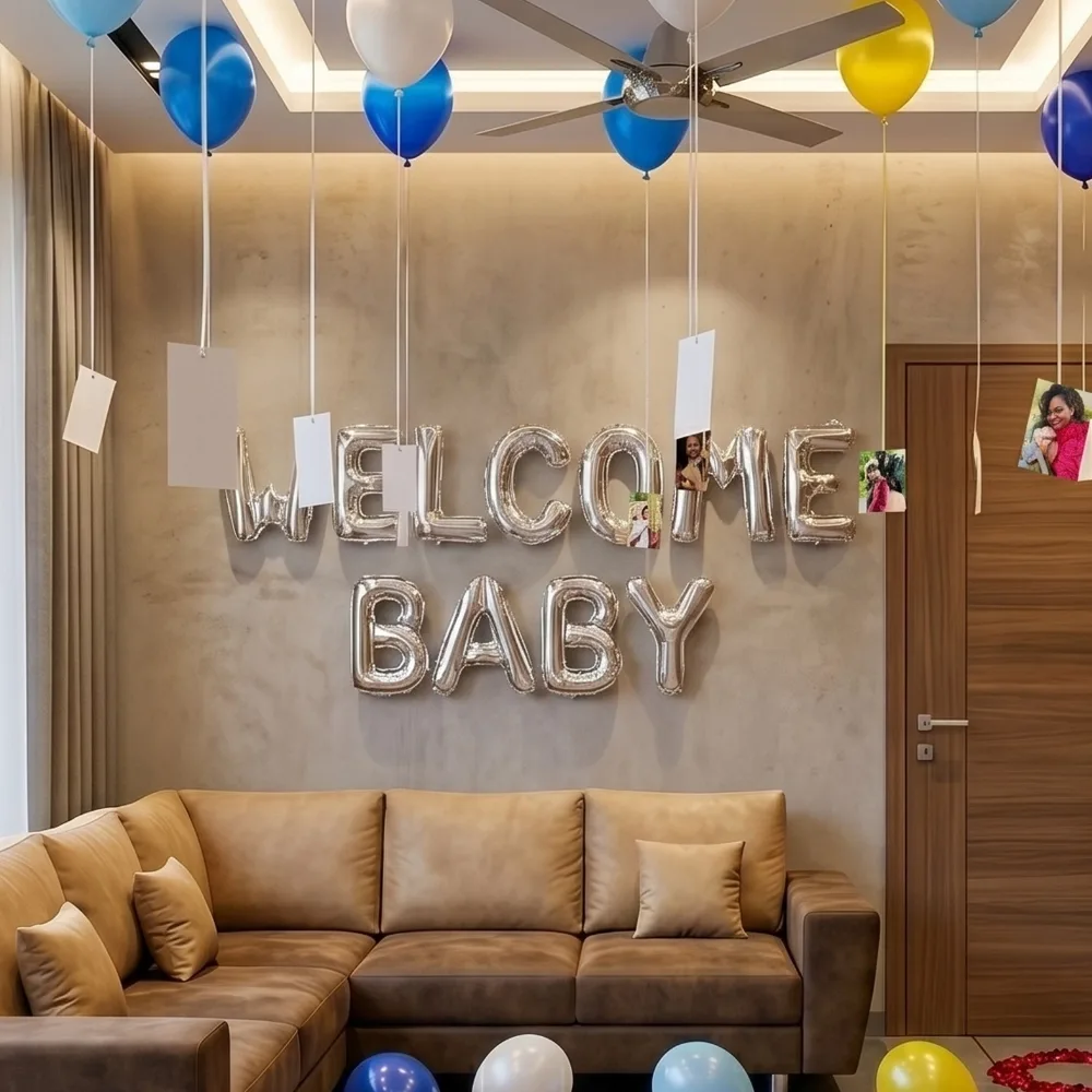 Hanging Balloon Welcome Baby Decoration — photo 2