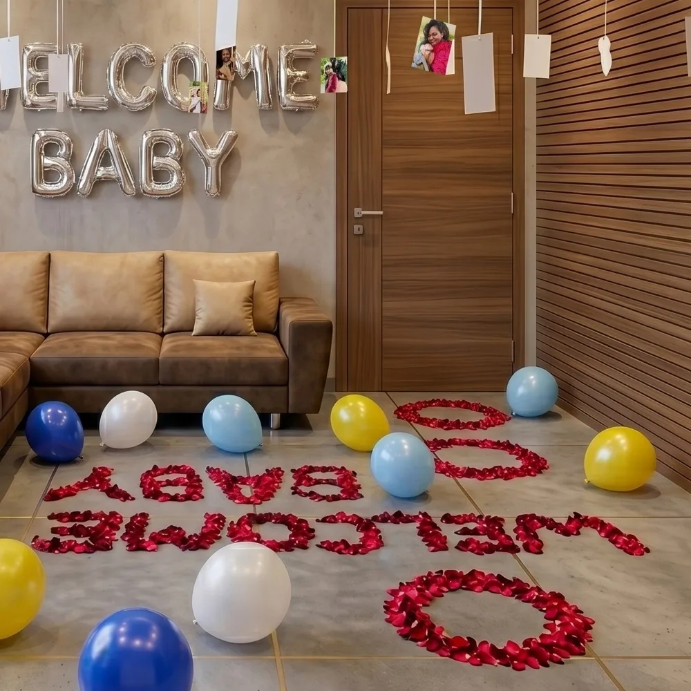 Hanging Balloon Welcome Baby Decoration — photo 3