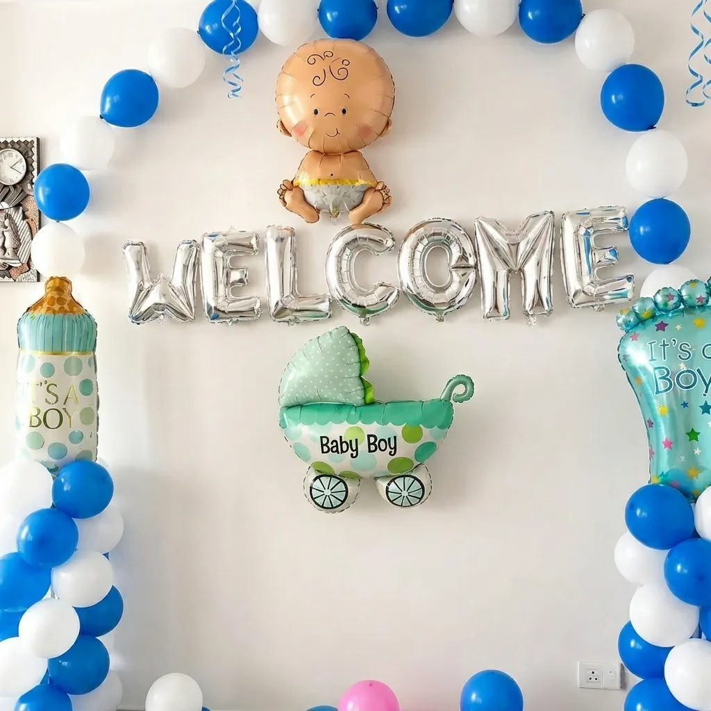 Welcome Baby Boy Decor — photo 3