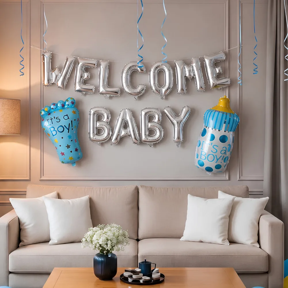Welcome Baby Boy Room Decoration — photo 2