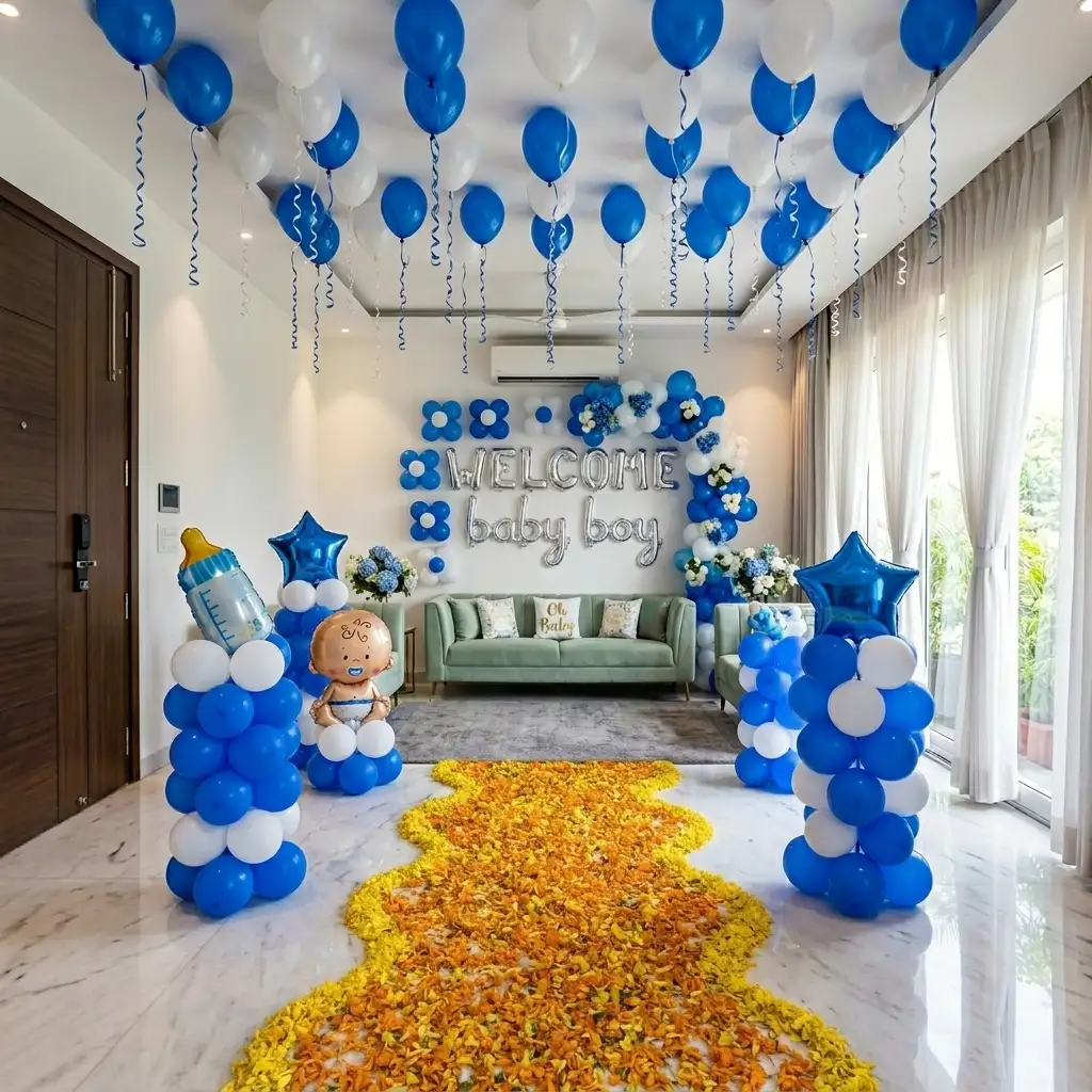 Customized Baby Welcome Floral Decoration — photo 3