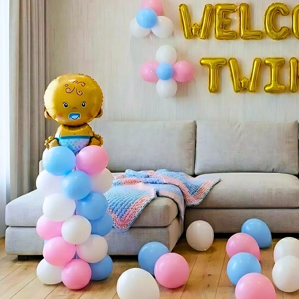Welcome Twin Balloon Decoration — photo 4
