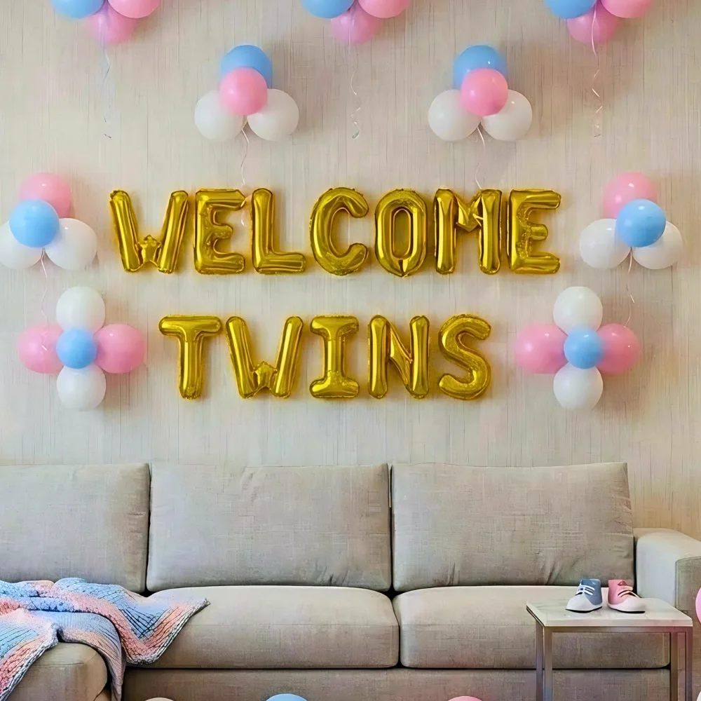 Welcome Twin Balloon Decoration — photo 2